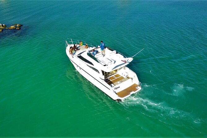 3 Hour Xpu-Ha - 47' Azimut, Tulum, Playa del Carmen, Riviera Maya - Crew Energy and Group-Friendly Service (Including Juan)