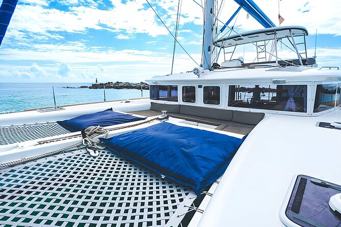 3 Hours Exclusive 45' Lagoon Catamaran Experience - Stop 1 in Puerto Aventuras: calm water time and why the lagoon is the point