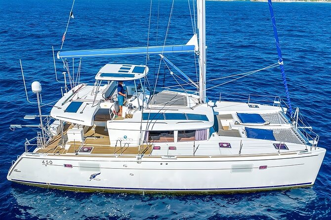 3 Hours Exclusive 45' Lagoon Catamaran Experience - Paddle boards, floating mat, and that easy “play time” pace