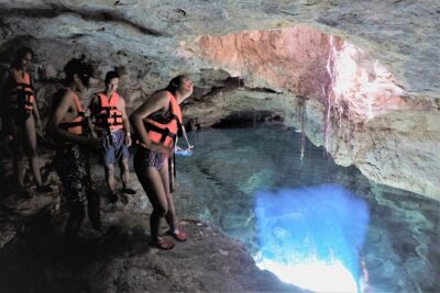 4 Different Cenotes & Beach from Playa del Carmen - Ecopark Kantun Chi: four cenotes, one guided setup