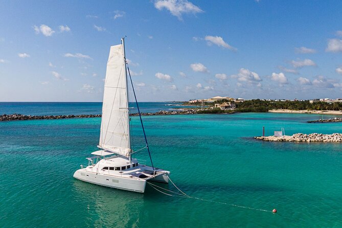 4H Private 38'Catamaran All-Inclusive in Tulum & Playa del Carmen - Paamul Beach: sheltered snorkeling with turtles and manta rays (when conditions cooperate)