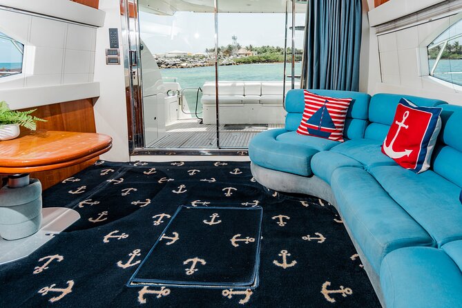 5H private 50' Yacht All-Inclusive from Tulum & Playa del Carmen - La Bocana: Shallow-Water Ceviche, Music, and a Party-Stop Feel