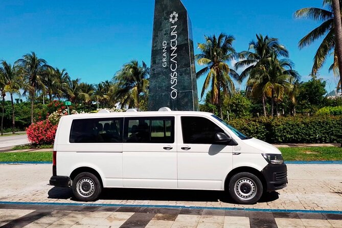 Airport Shuttle to Cancun and Hotel Zone - The Van Ride: Air-Conditioned, Private, and Built for Luggage