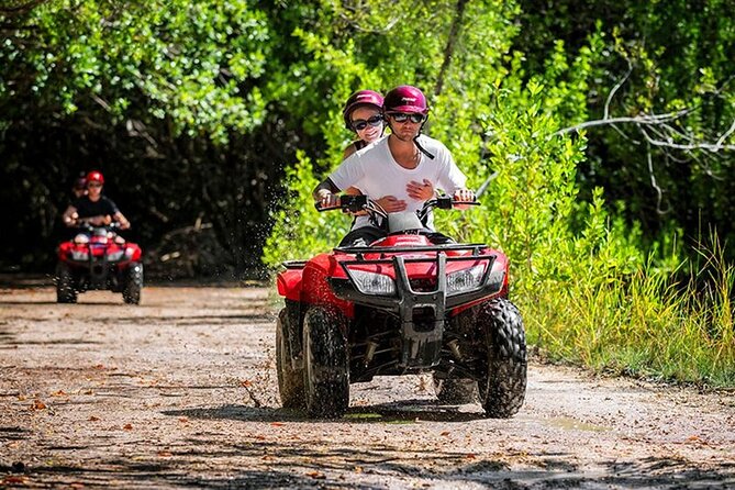 ATV with Speedboat, Waverunner, or Parasailing - Beach club break: food, drinks, and a slow landing