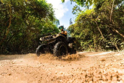 Cancun: Jungle ATV Tour, Ziplining, and Cenote Swim - Safety Briefing and ATV Riding: Muddy Trails, Clear Instructions