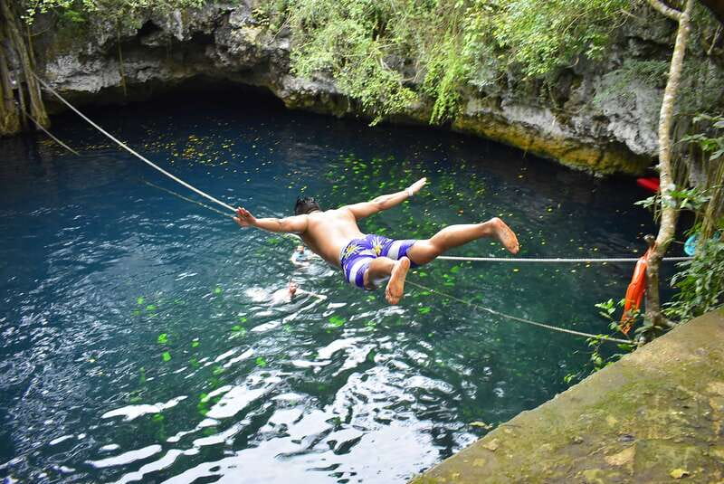 Cancun: Jungle ATV Tour, Ziplining, and Cenote Swim - Cenote Verde Lucero Swim: Cool Water in a Jungle Pocket