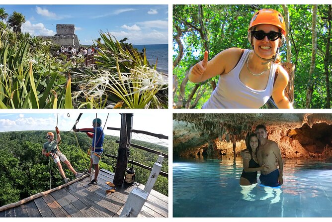 Cancun Jungle Tour: Tulum, Cenote Snorkeling, Ziplining, Lunch - Fast hits before you go