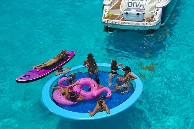 DIVA 60ft Elite Italian Yacht Experience in Cancun - Route by Time: 1, 2, 3 Hours vs. 4, 5 vs. 6 vs. 8