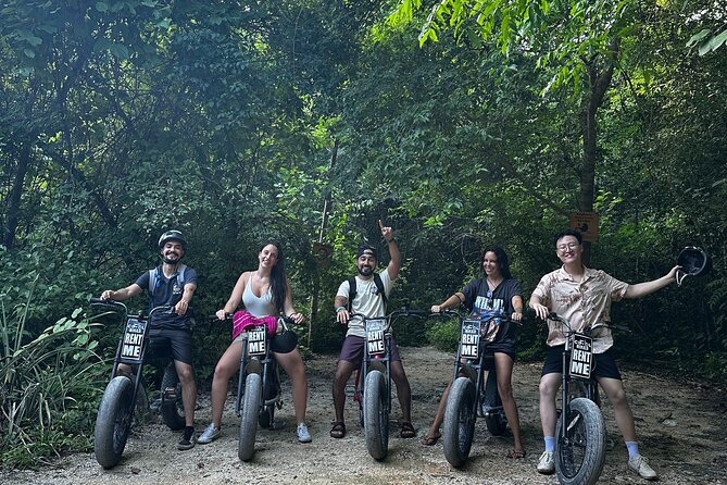 E-bike cenote jungle city tour in Playa del Carmen - The 20-mile e-bike ride: city-to-jungle without the leg workout
