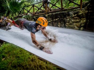 From Playa del Carmen: Xplor Park Admission, Full Day - Underground river: the cave swim that sets the tone