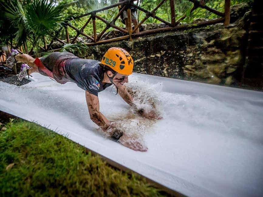 From Playa del Carmen: Xplor Park Admission, Full Day - Underground river: the cave swim that sets the tone
