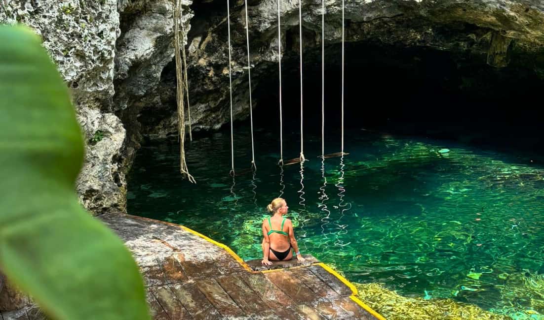From Riviera Maya: Tulum, Cenote, & Akumal Turtle Swim Trip - A Full-Day Route: Tulum, Cenote Mariposa, and Akumal
