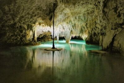 Hidden Cenote exploration in Playa del Carmen - What You’ll See Underground: Rock Formations, Lights, and Underground Rivers