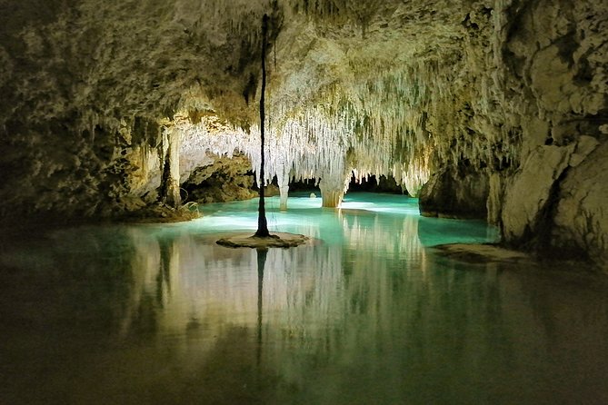 Hidden Cenote exploration in Playa del Carmen - What You’ll See Underground: Rock Formations, Lights, and Underground Rivers