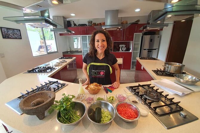 Mexican Cooking Class 1 or 3 Courses Tequila and Mezcal Tasting - Patio meal + wine and beer: how you get through the work without feeling rushed