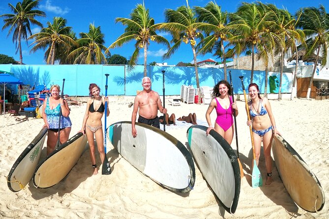 Morning Session - All Levels Paddleboard Group Caribbean Sea - Snorkel gear that only shows up when conditions allow