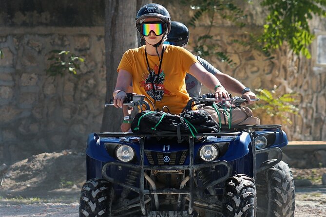 Off Road ATV Tour at the Akumal Monkey Rescued Animals Sanctuary - Cenote Swim Stop: Refreshing Water and Practical Footwear