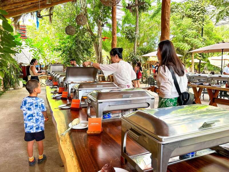 Playa del Carmen: Chichen Itza, Valladolid, Cenote & Buffet - Lunch at the cenote: good fuel, not a full drinks package