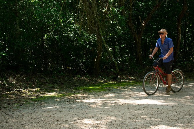 Private Tour: 2 Mayan cities in one day, Tulum and Coba - Cobá ruins with a tricycle to the main pyramid: jungle views for the effort
