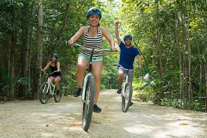 Rio Secreto Plus: Classic Tour, Bycicle, Rappel & Ziplines - Bike Ride in the Reserve: Fun, Scenic, and Sometimes a Little Scary