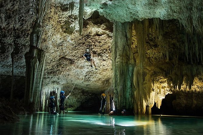 Rio Secreto Plus: Classic Tour, Bycicle, Rappel & Ziplines - Rappel and Zip Lines: Real Thrills with Safety Gear Close By