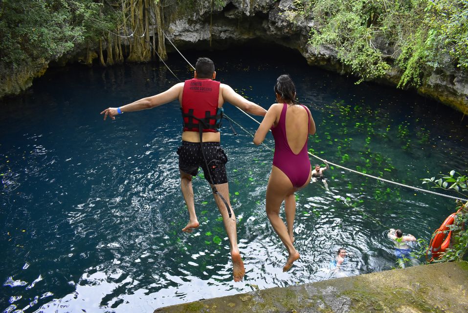 Riviera Maya: Horseback Ride, Zipline, and ATV Adventure - Cenote Verde Lucero swim: cool freshwater after the adrenaline