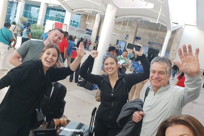 Round trip Private Transfer Cancun- Costa Mujeres/Playa Mujeres - Meeting point magic: name signs, terminals, and WhatsApp help