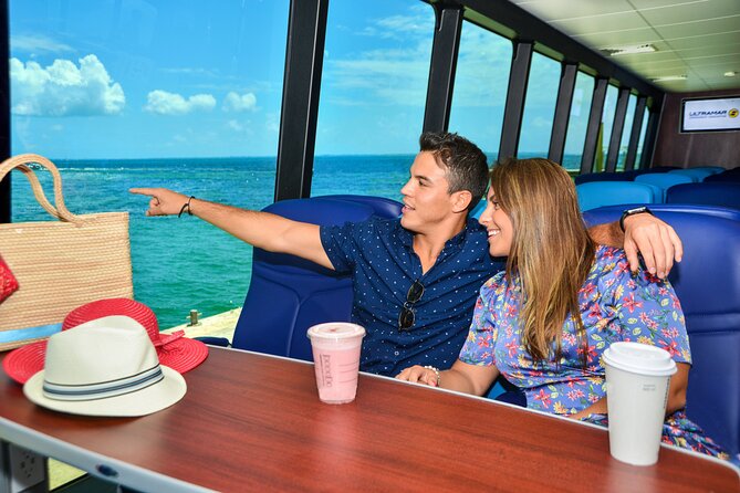 Ultramar Ferry, Regular round ticket, Playa del Carmen-Cozumel - On Board Ultramar: Clean, Comfortable, and Often With Entertainment